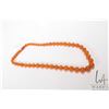 Image 4 : Vintage beaded Baltic amber/ or amber like necklace, 22" in length