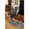 Image 1 : Fredric Remington cast bronze statue "The Scalp" 21" H X 26" L