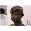 Image 2 : M.Day bronze sculpture of a young boy 17" in height