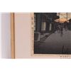 Image 3 : Koitsu Ishiwata, vintage Japanese woodblock print, titled "Twilight AT Choshi, Chiba Prefecture" ove
