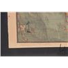 Image 4 : Hiroshi Yoshida, vintage Japanese woodblock print, titled "Hirosaki Castle", overall dimensions incl