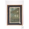 Image 2 : Hiroshi Yoshida, vintage Japanese woodblock print, titled " Evening in Nara", overall dimensions inc