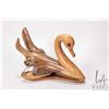 Image 1 : Noble E. Needham "Tundra Swan" drift wood carved swan, signed by artist under base, 10" in length
