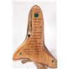 Image 4 : Noble E. Needham "Tundra Swan" drift wood carved swan, signed by artist under base, 10" in length