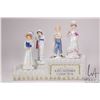 Image 1 : Four Royal Doulton Kate Greenaway collectible figurines including Amy, Lucy, Beth and Tom plus "The 