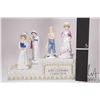 Image 2 : Four Royal Doulton Kate Greenaway collectible figurines including Amy, Lucy, Beth and Tom plus "The 