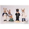 Image 1 : Four Royal Doulton Bunnykins figurines including Master Potter, Nurse, Doctor and Policeman