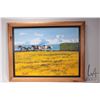 Image 2 : Allen Sapp, birch wood framed acrylic on canvas painting, Wild horse, 24" X 18"