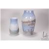 Image 3 : Two hand painted Royal Copenhagen vases including 9 1/2" no. 550-5243 and 7" no.525-5210