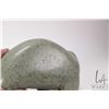Image 5 : Inuit green soapstone carving of a walrus, note: missing one tusk, 9" in length
