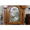 Image 2 : Oak cased Howard Miller Ridgeway triple chain, chiming grandfather clock, working at time of catalog