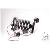 Image 1 : Vintage Western Electric Co. scissor mount hand set used in railway or dispatch office, comes with h