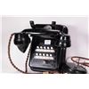 Image 3 : 2 vintage phones including an Ericisson Switch board/intercom phone with 10 lines, and a bakelite We
