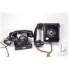 Image 1 : 2 Vintage phones including PTT bakelite desk phone and an English made Autophone LTD wall phone