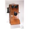 Image 1 : Vintage Western Electric wall mount phone no battery, but has D Cell conversion