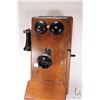 Image 2 : Vintage Western Electric wall mount phone no battery, but has D Cell conversion