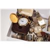 Image 3 : Selection of vintage gent's jewellery including non-working wrist watches, working Traditions mechan