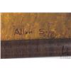 Image 3 : Allen Sapp, framed acrylic on canvas painting, Nokum picking senaca root, 20" X 16", dated 2000 on v