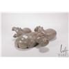 Image 1 : Hand carved stone hippopotamus sculpture, possible "African Jade" serpentine stone, no artist signat