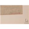 Image 3 : Juhlke, framed coloured pencil drawing of a cottage or farm house, overall dimensions including fram
