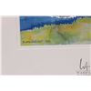 Image 3 : Diana Dabinett, framed original watercolour painting of a coastal scene, 7" X 10"