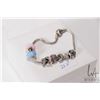 Image 1 : Pandora sterling silver bracelet with two Murano glass beads marked sterling and ALE plus a selectio