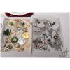 Image 2 : Selection of vintage and collectible jewellery including Jade, antique cocktail watches, pendants, n