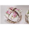 Image 2 : Eight Royal Albert "American Beauty" teacups and saucers