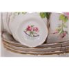 Image 3 : Eight Royal Albert "American Beauty" teacups and saucers
