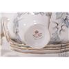 Image 3 : Eight Royal Albert "Silver Maple" teacups and saucers