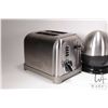 Image 3 : Four Cuisinart small appliances including food processor, toaster, tin opener, all tested and workin