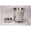 Image 1 : Royal Solanger pewter and silver tone ice bucket and wine slide