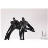 Image 2 : Hand carved African soapstone pair of elephants statue, no artists signature seen, 15" in height
