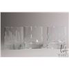 Image 2 : Eight Rosenthal " Lotus Blossom" wine glass and six Mikasa "Cheers" old fashion glasses