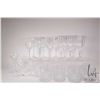 Image 1 : Large selection of J. G. Durand "Florence" French crystal stemware including champagned flutes, wine