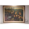 Image 2 : Lawren Harris, framed silkscreen print titlted "Algoma Country", 36" X 46"