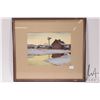 Image 2 : Isabel Levesque, watercolour painting titled on verso"Evening Calm" ( Near Red Deer Alta.), 8 1/2" X