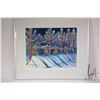 Image 1 : Patricia Mykietowich, framed printers proof titled " The Big Freeze, pencil signed by artist, 16 1/2