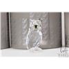 Image 3 : Five Swarovski Crystal figures including Night Owl 206138, Swarovski Swan 7633, Tirol plaque, and tw