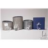 Image 1 : Four Swarovski Crystal figures including Dick Gosling 174963, Quacking Duck 7660, Owl 010016 and Chi