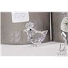 Image 2 : Four Swarovski Crystal figures including Dick Gosling 174963, Quacking Duck 7660, Owl 010016 and Chi