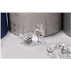 Image 3 : Four Swarovski Crystal figures including set of three chicks 014824, Bunny rabbit 7678, Set of baby 
