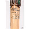 Image 5 : Frank Siscao, Niagra Glen, hand carved Haida wooden staff with decorative fur and feathers, 22" in l