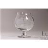Image 3 : Tray lot of collectibles including Bohemian crystal vase with etched pheasant 8" in height, D & G gl