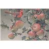 Image 1 : Robert Batman, framed limited edition print titled " Cardinal and Wild Apples", pencil signed by art