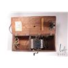 Image 5 : Northern Electric oak cased wall mount phone, no battery