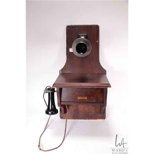 Vintage Western Electric wall mount phone