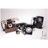 Image 1 : 4 Vintage phones including a Western Electric DI phone, 2 dial desk phones, and a wall phone