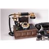 Image 2 : 4 Vintage phones including a Western Electric DI phone, 2 dial desk phones, and a wall phone
