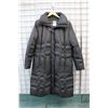 Image 1 : Baroni Snowflake long puffer coat with detachable hood trim, appears like new and sized L